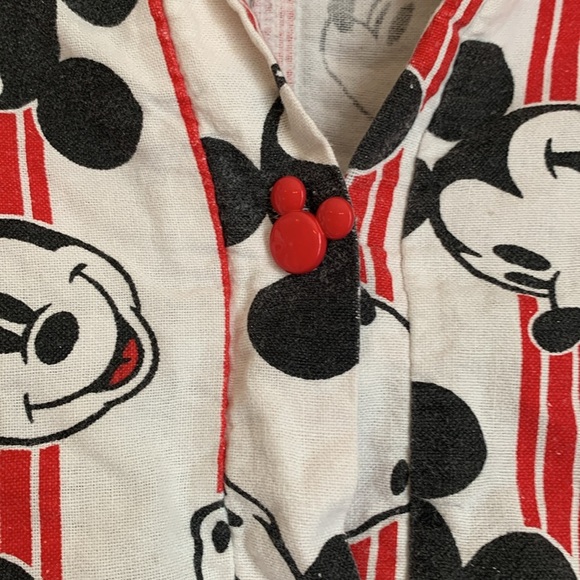 Disney Mickey Mouse Face Pullover shirt cotton vintage 90’s top - Picture 3 of 8